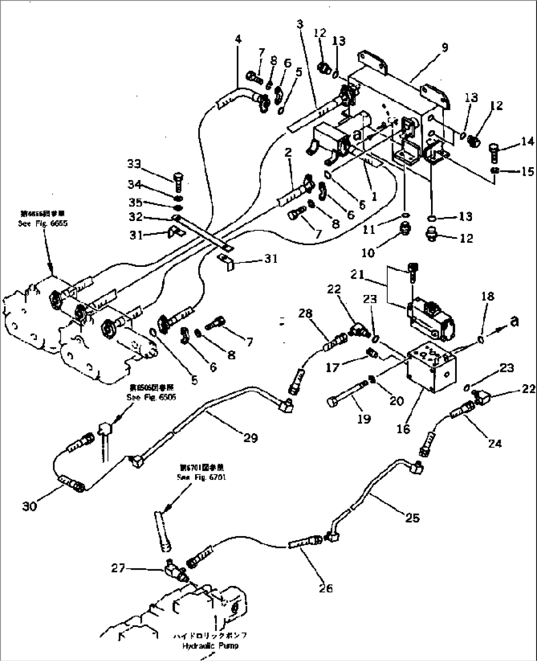 HYDRAULIC PIPING (FOR ROTOR REVOLUTION) (4/5)