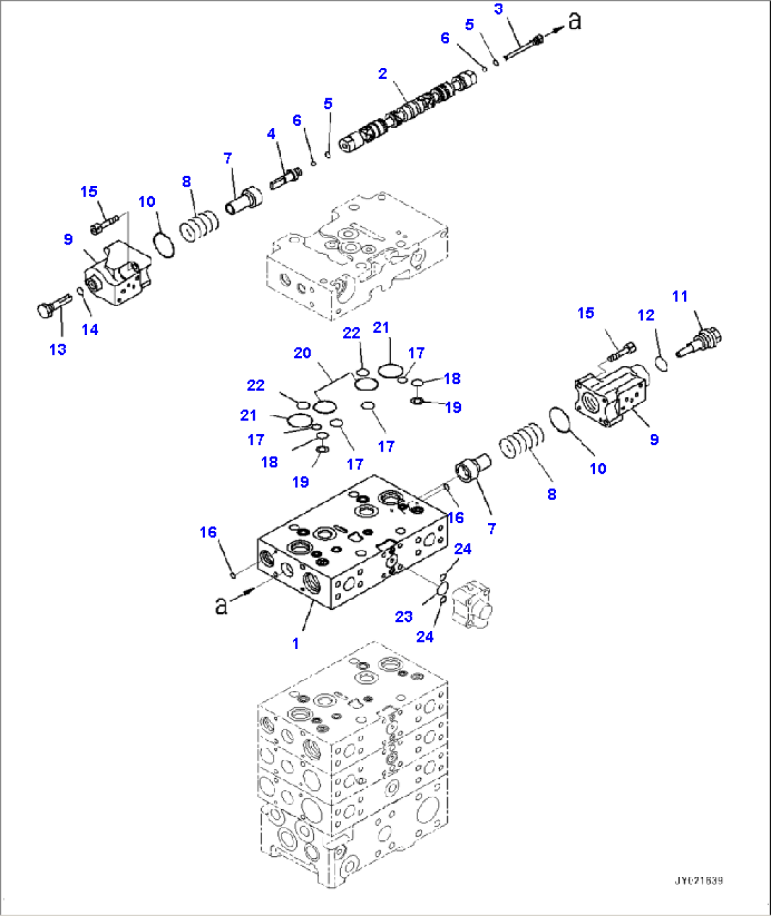 H0120-002013 MAIN CONTROL VALVE 4-VALVE (12/15)