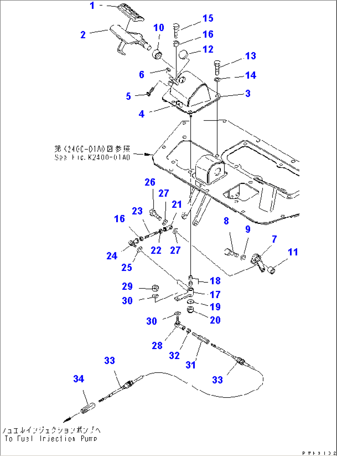 FLOOR (DECCEL PEDAL AND CABLE)