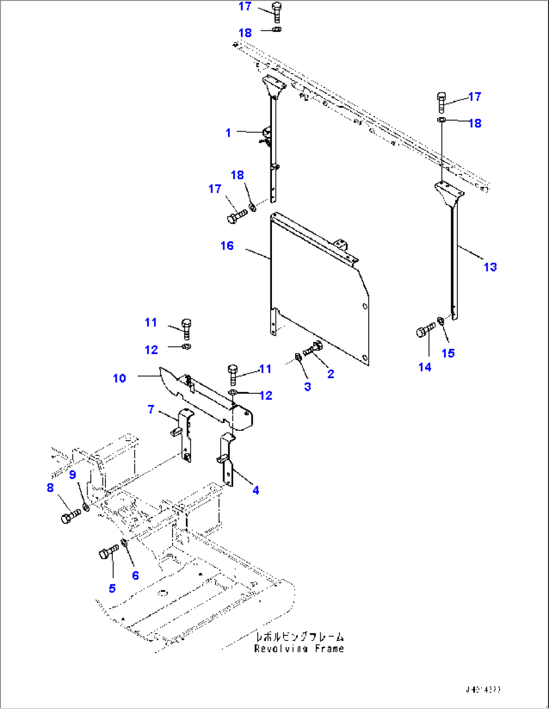 Machine Cab Frame (#10024-)