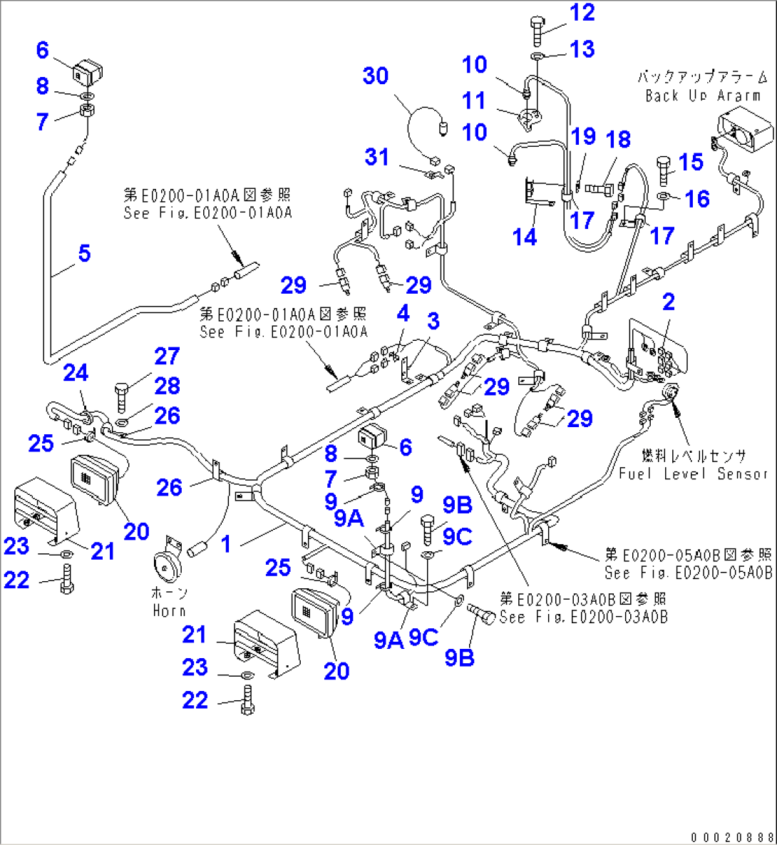 WIRING (MAIN HARNESS AND LAMP)(#2012-)