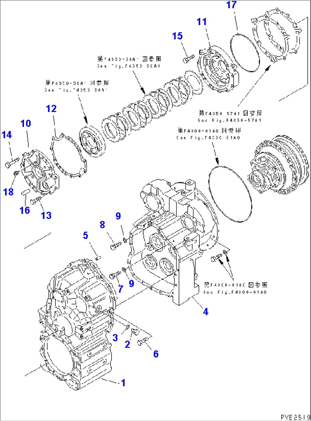 TRANSMISSION (TRANSMISSION CASE) (FOR 4-SPEED)