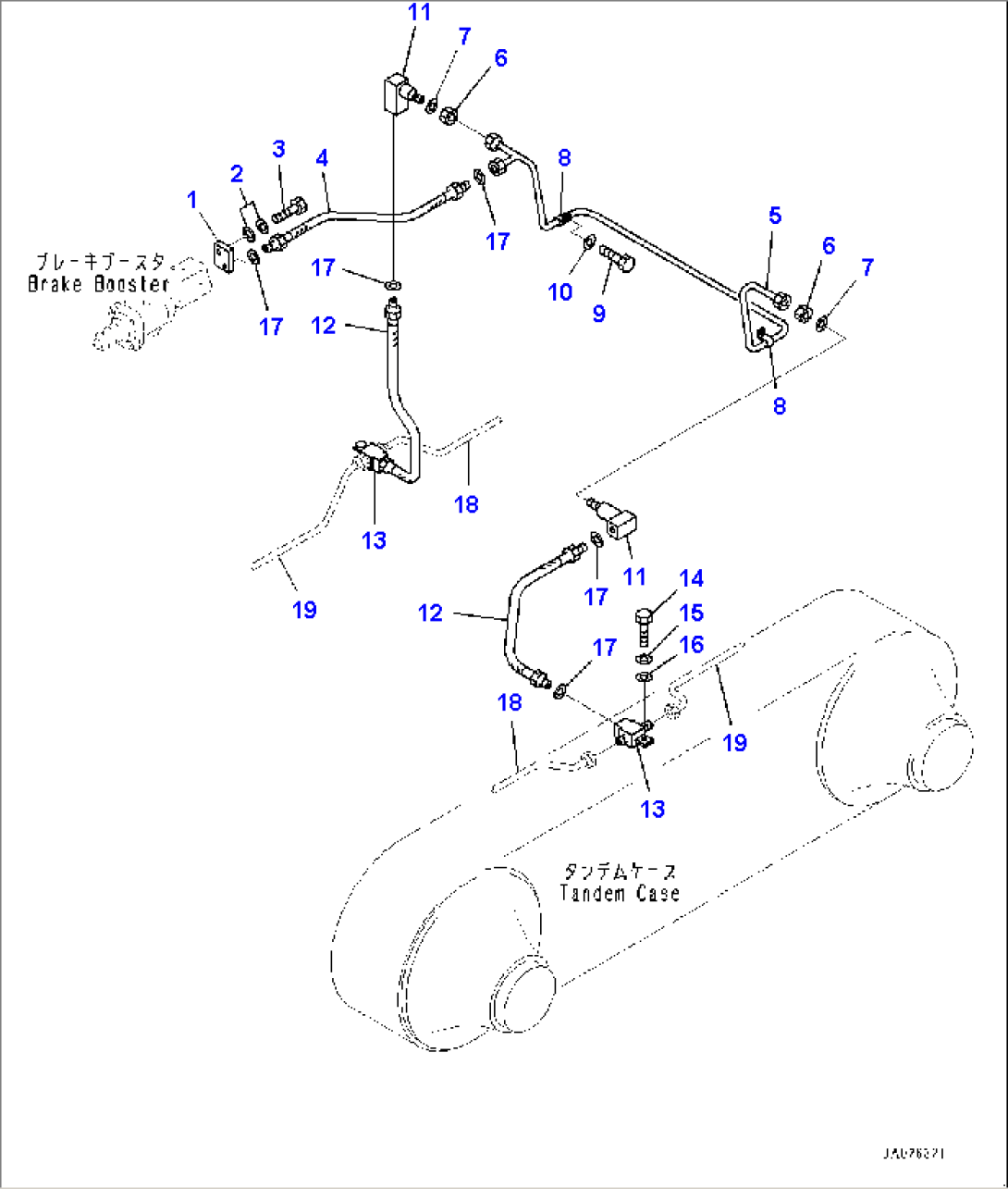 Brake Piping (#1001-)