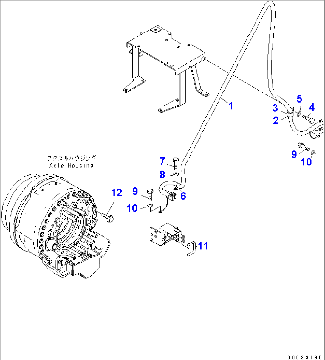FRONT FRAME ELECTRICAL (HITCH HARNESS)(#2001-)