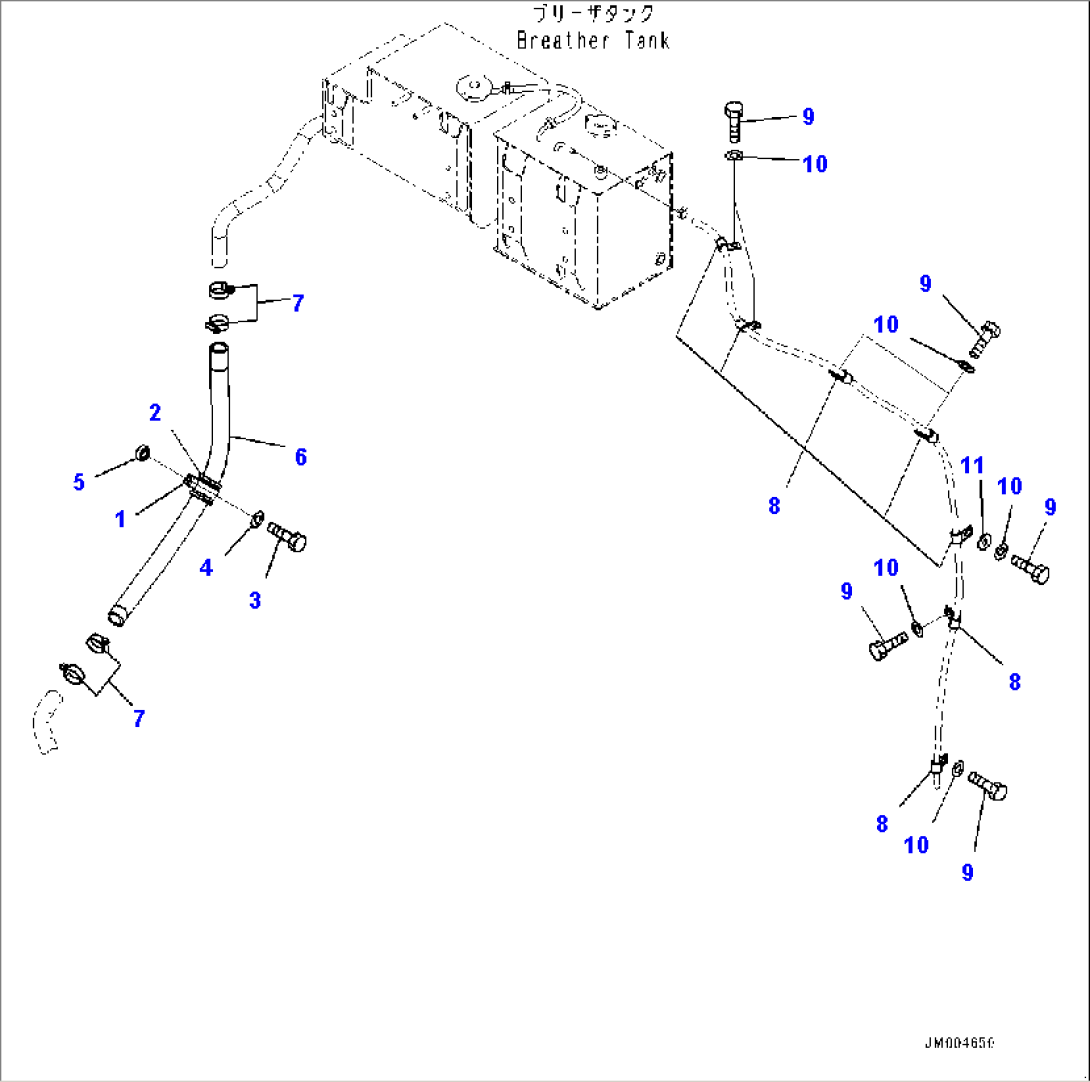 Radiator Related Miscellaneous Parts, Hose and Clamp (#5001-)