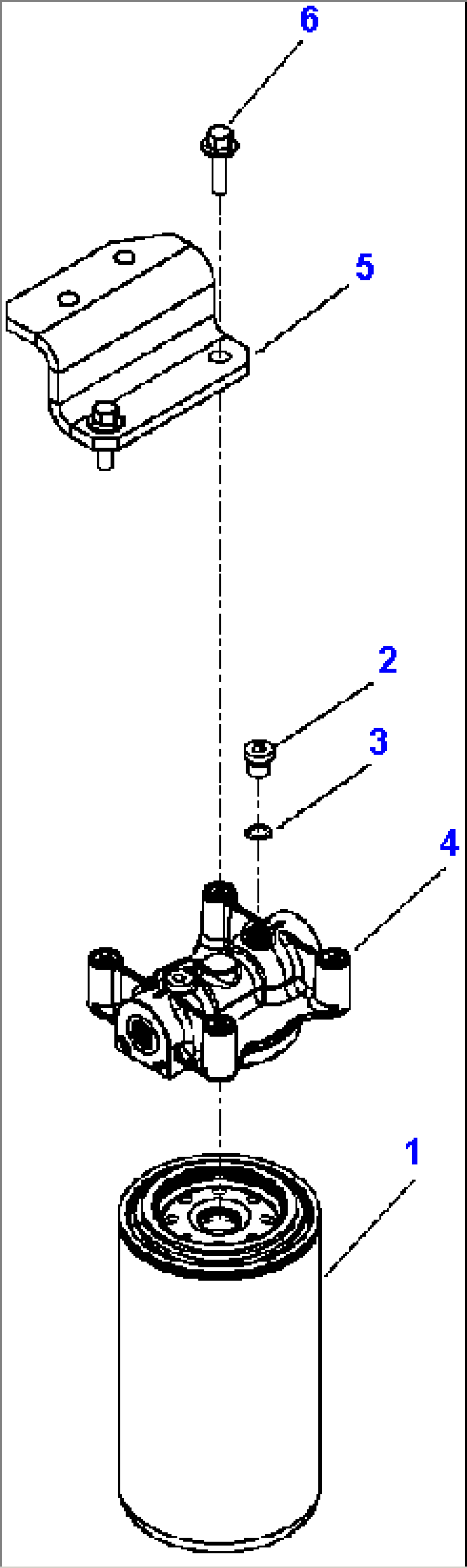 A4109-A2A6 FUEL FILTER 2-IN-1 DOUBLE ELEMENT