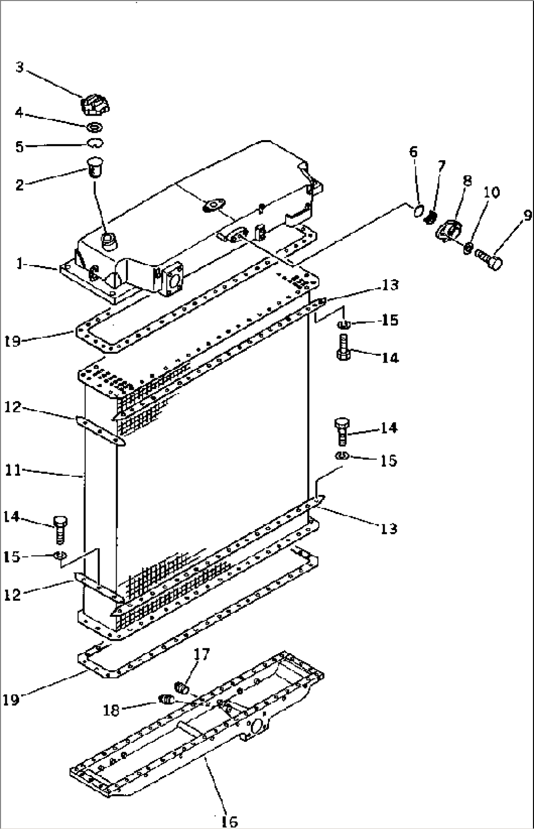 RADIATOR AND OIL COOLER