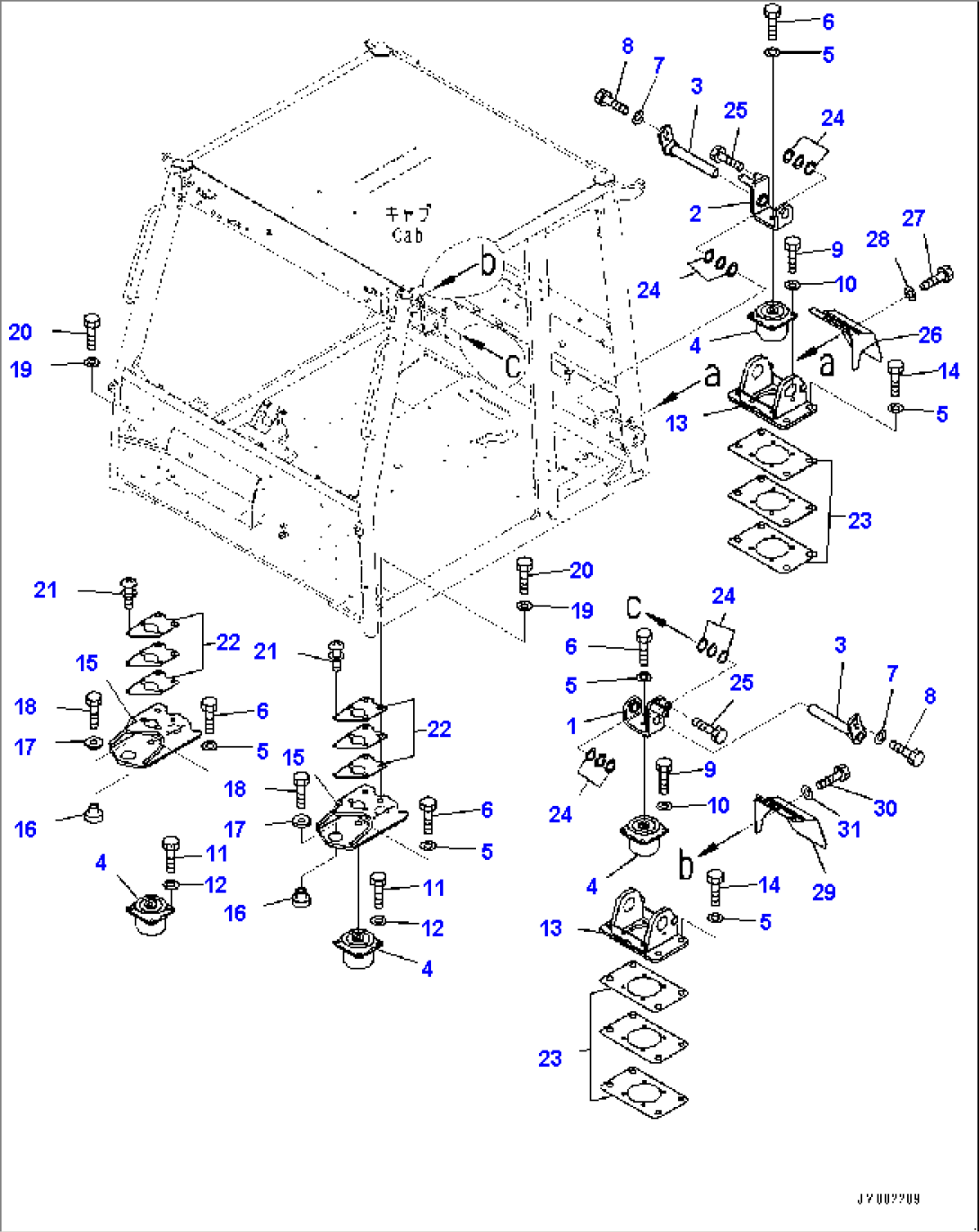 Cab Mounting, (#5001-5154)