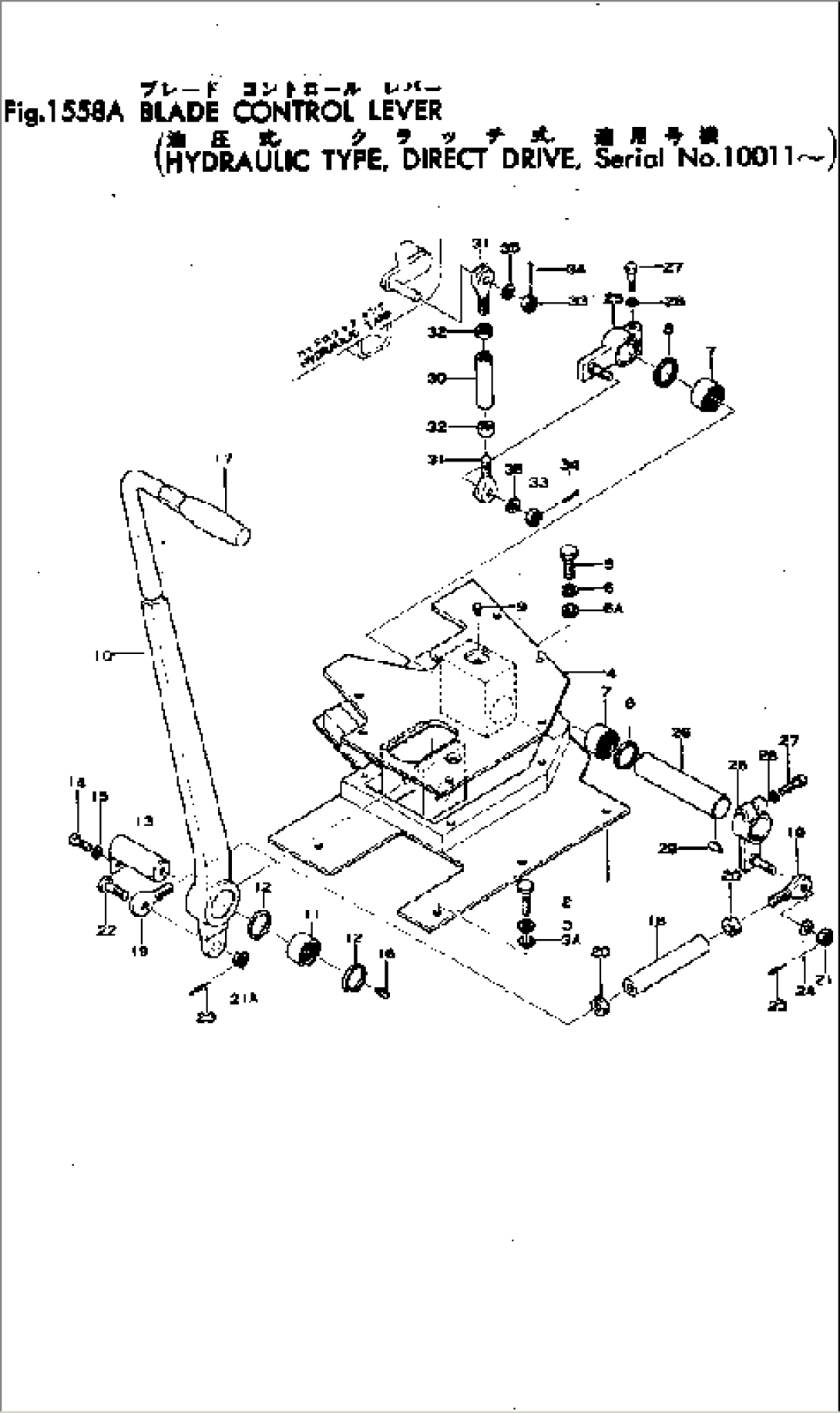 BLADE CONTROL LEVER