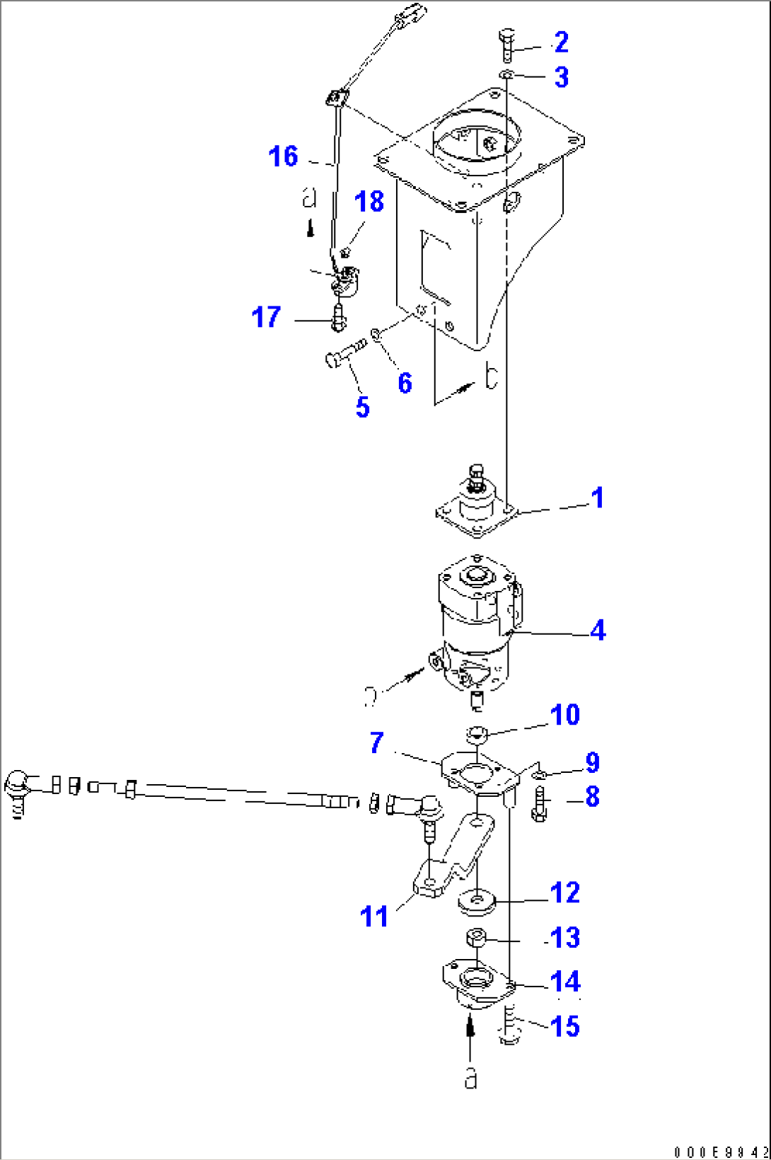 FLOOR SUB (COLUMN AND STEERING VALVE)(#55001-)