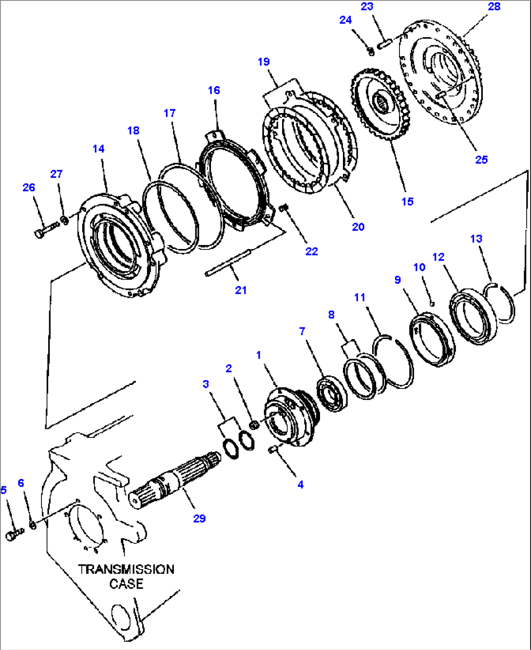 FIG NO. 2514 TRANSMISSION FIRST GEAR CLUTCH