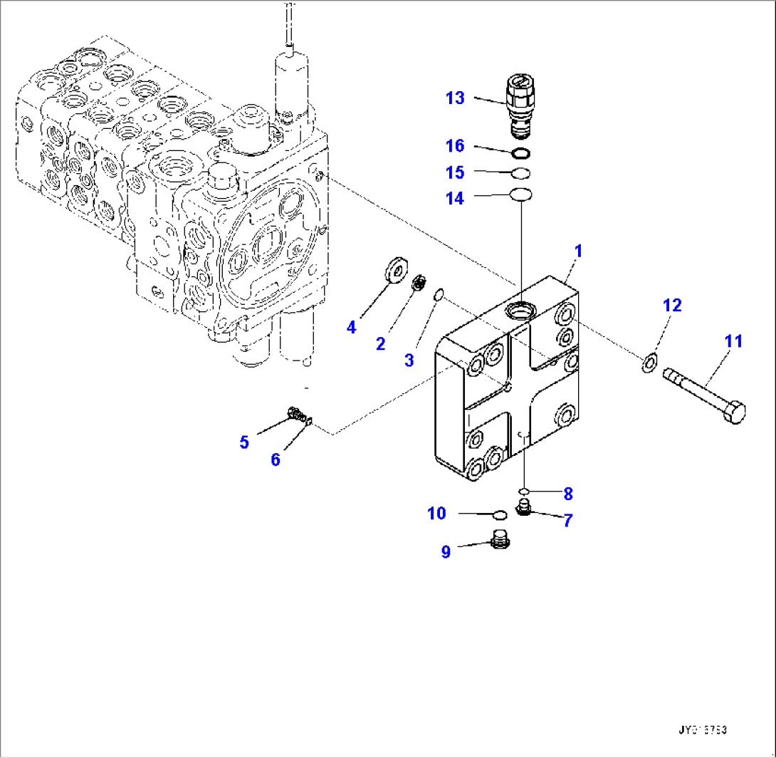 Fender, Control Valve, 5-Valve (12/12) (#1001-)