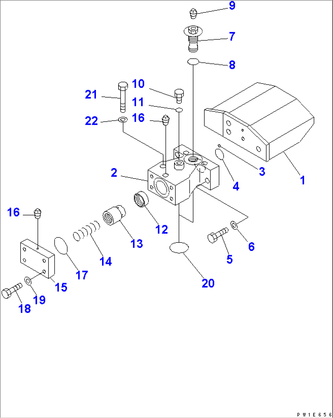 CHECK VALVE (WITH RIPPER)(#10105-)