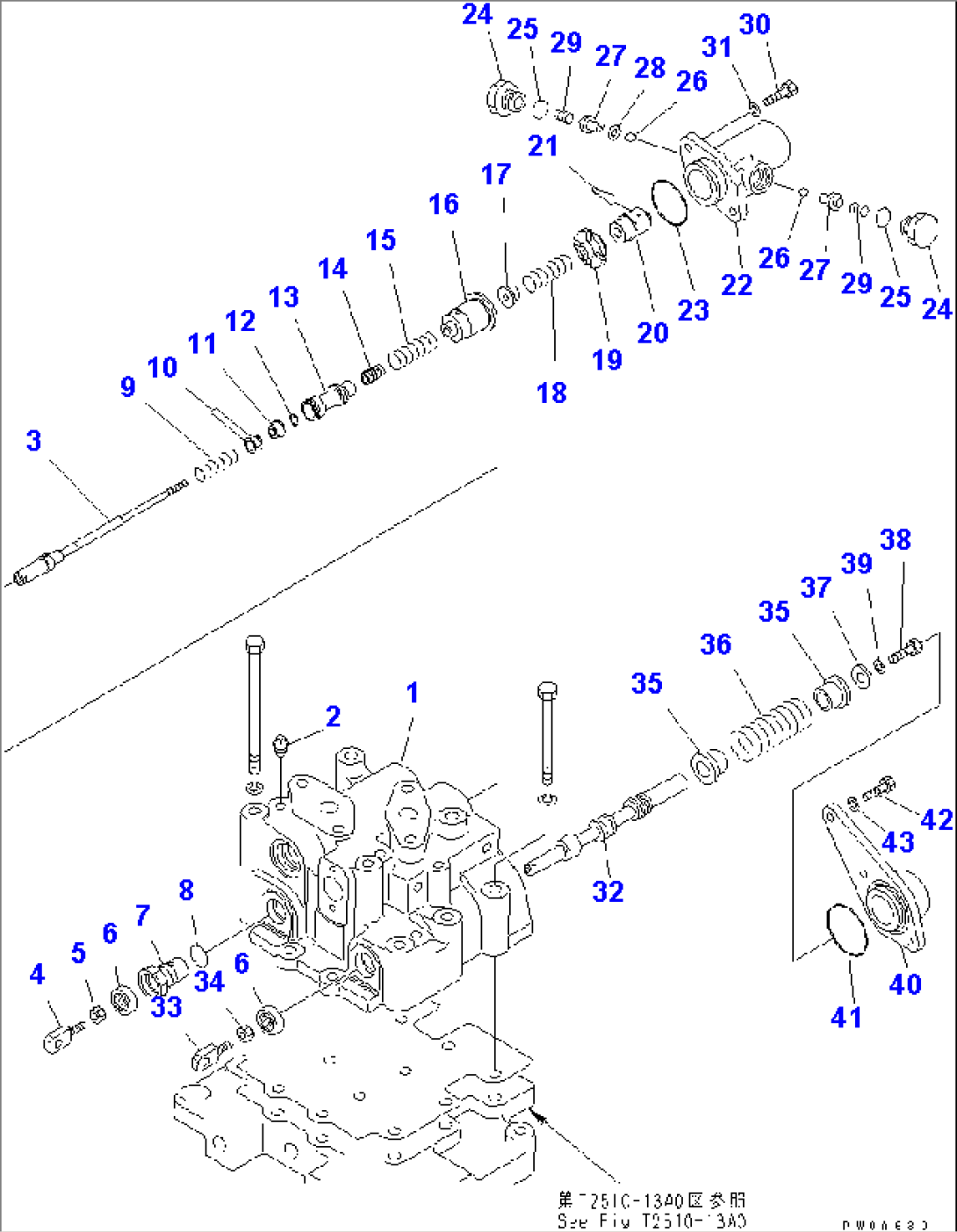 TOWING WINCH (VALVE¤ INCHING AND CLUTCH SPOOL)