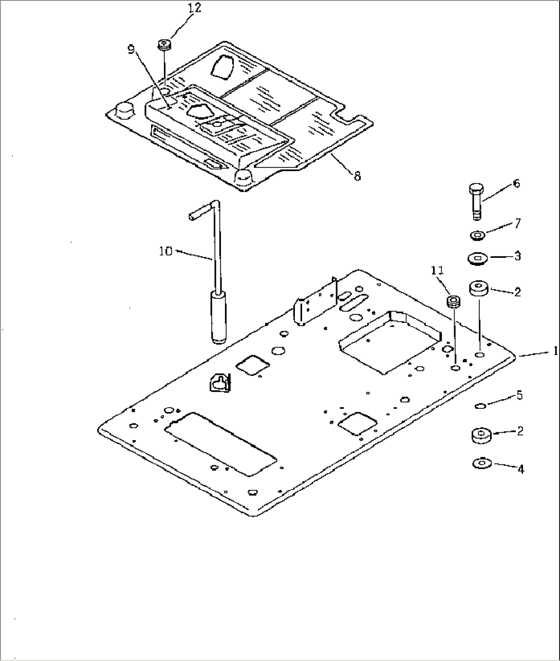 FLOOR PLATE (TBG¤ ABE SPEC.)