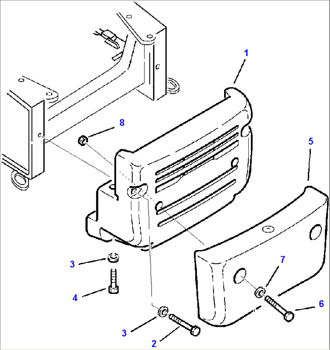 FIG. M5010-01A0 COUNTERWEIGHTS