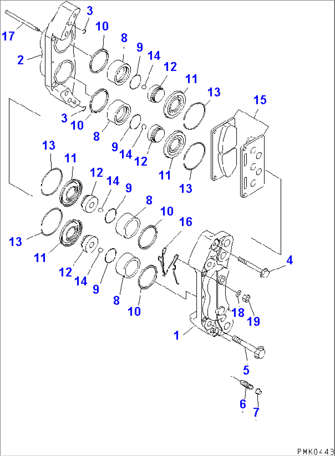 FRONT DRIVE (BRAKE CALIPER) (R.H.)(#1001-1200)