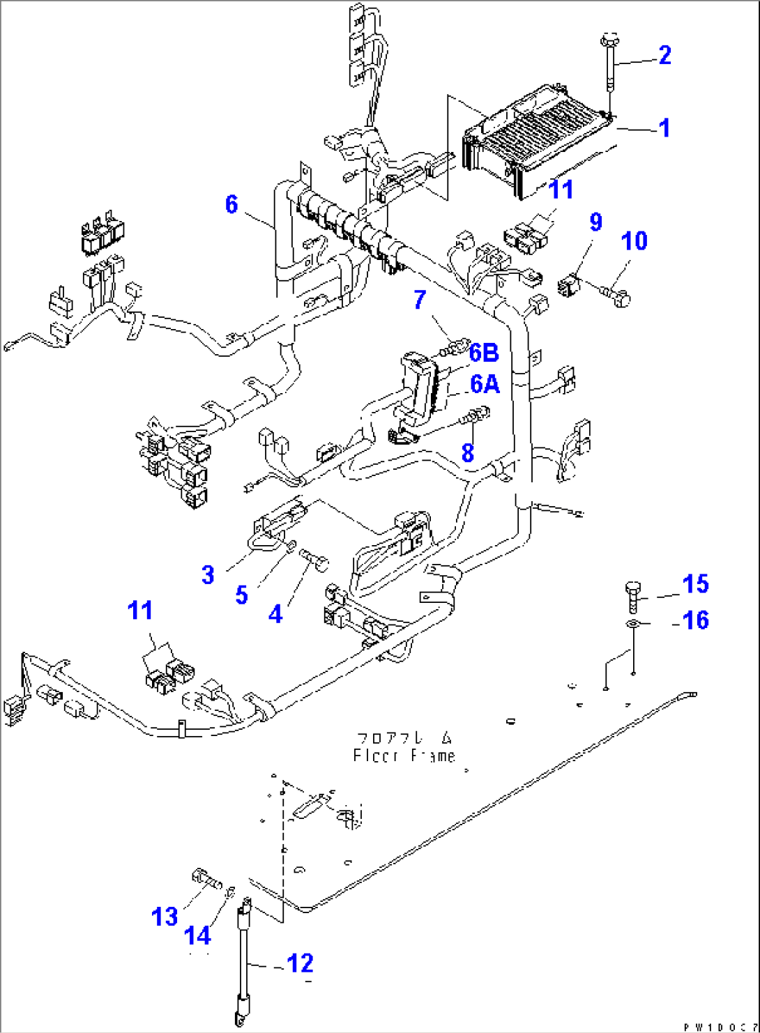 FLOOR FRAME (ELECTRICAL)(#40001-50000)