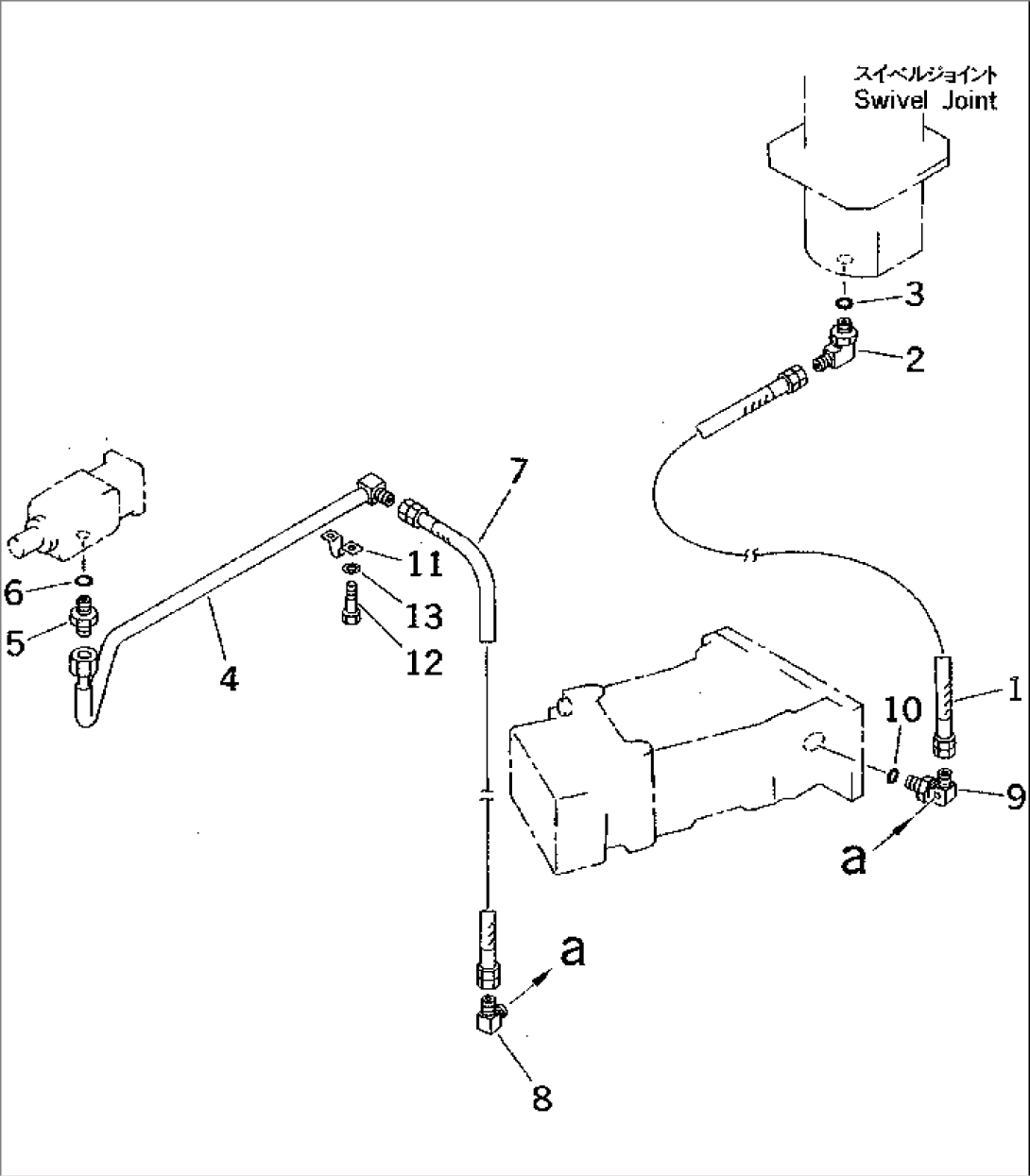 HYDRAULIC PIPING (DRAIN)(#2896-)