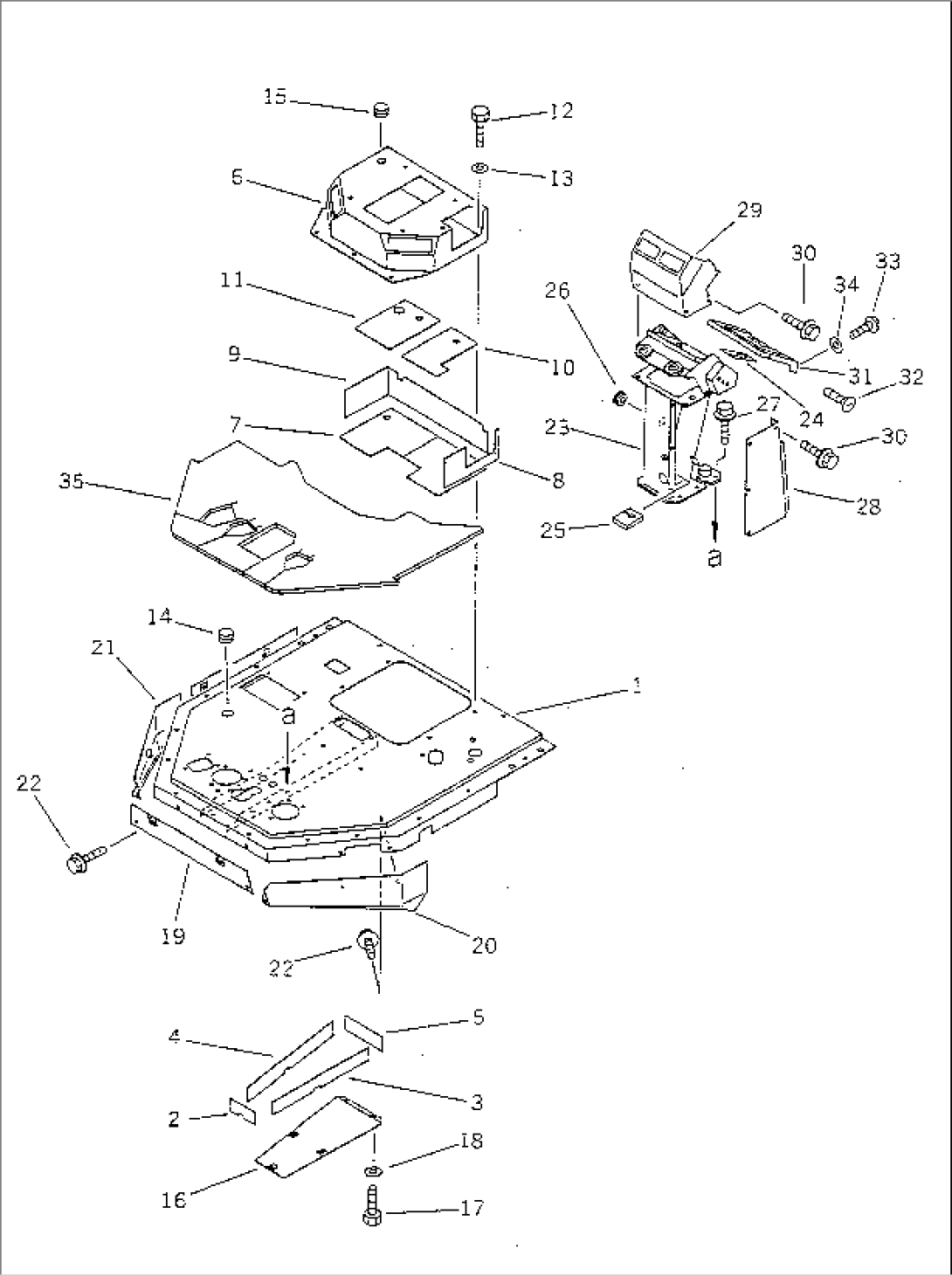 FLOOR FRAME(#20001-)