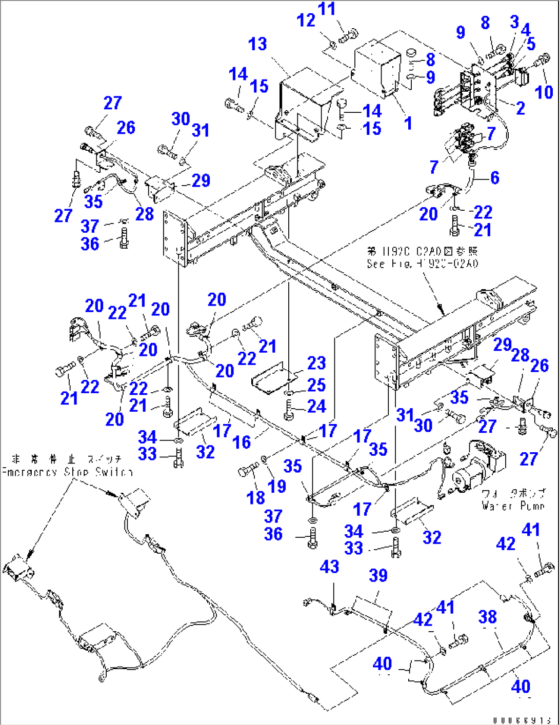 WIRING (CONTROL BOX) (SIDE CONVEYOR SPEC.) (WITH WATER SPRAY)(#1001-)