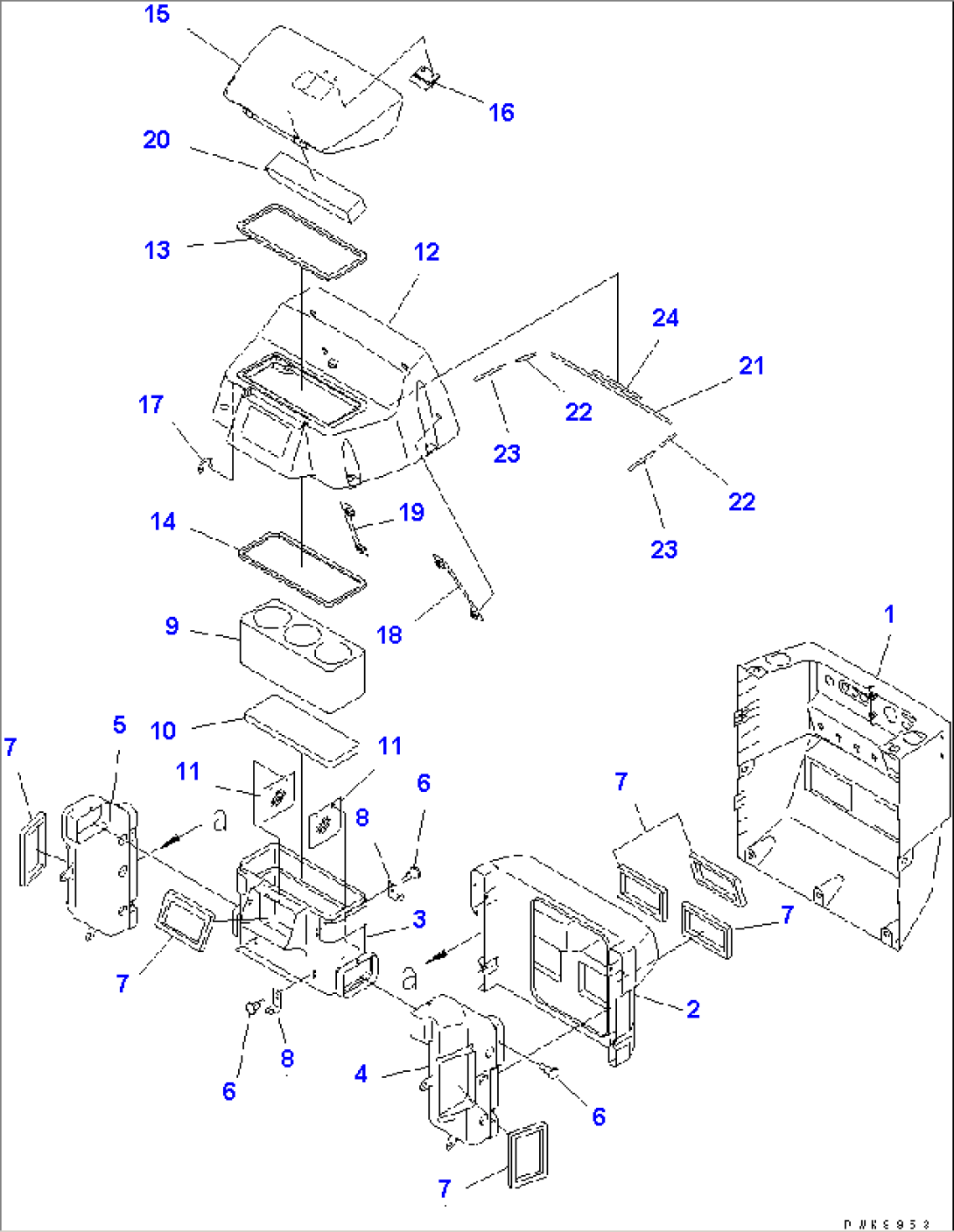 DASHBOARD (FOR AIR CONDITIONER AND HEATER)