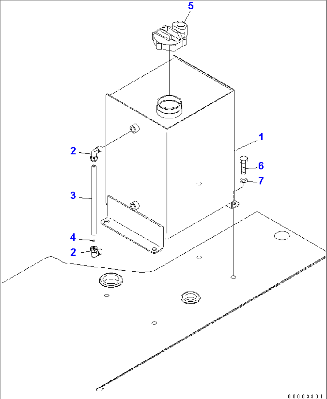 COOLANT RESERVE TANK (WITH VANDALISM PROTECTION)