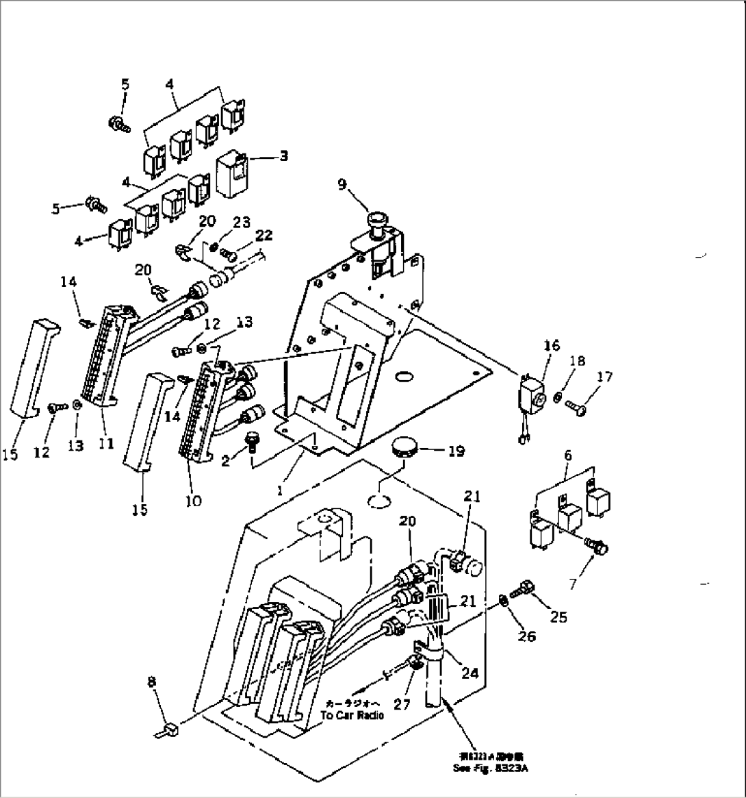 ELECTRICAL SYSTEM (CONSOLE BOX¤ R.H.) (TBG/ABE SPEC.)(#20001-)