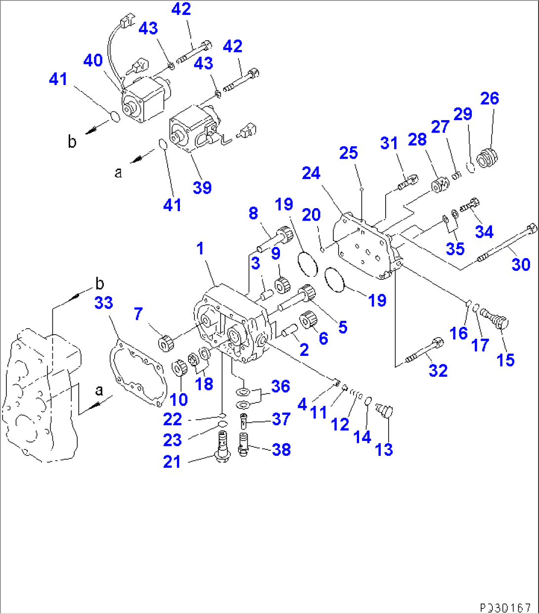 FUEL INJECTION PUMP (GOVERNOR)(2/2) (EC REGULATION) (INNER PARTS)(#18926-)