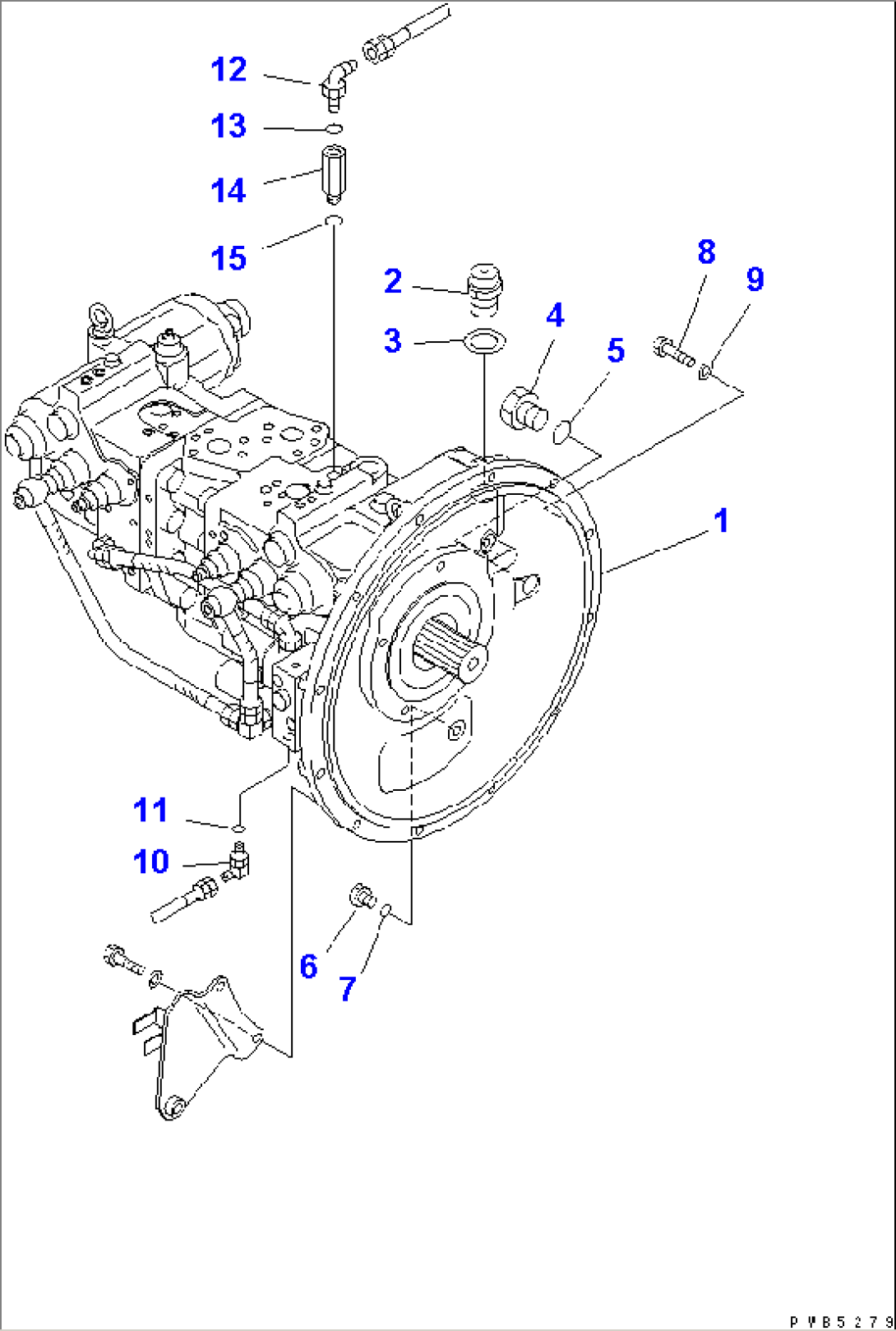 MAIN PUMP (CONNECTING PARTS)(#96514-110274)