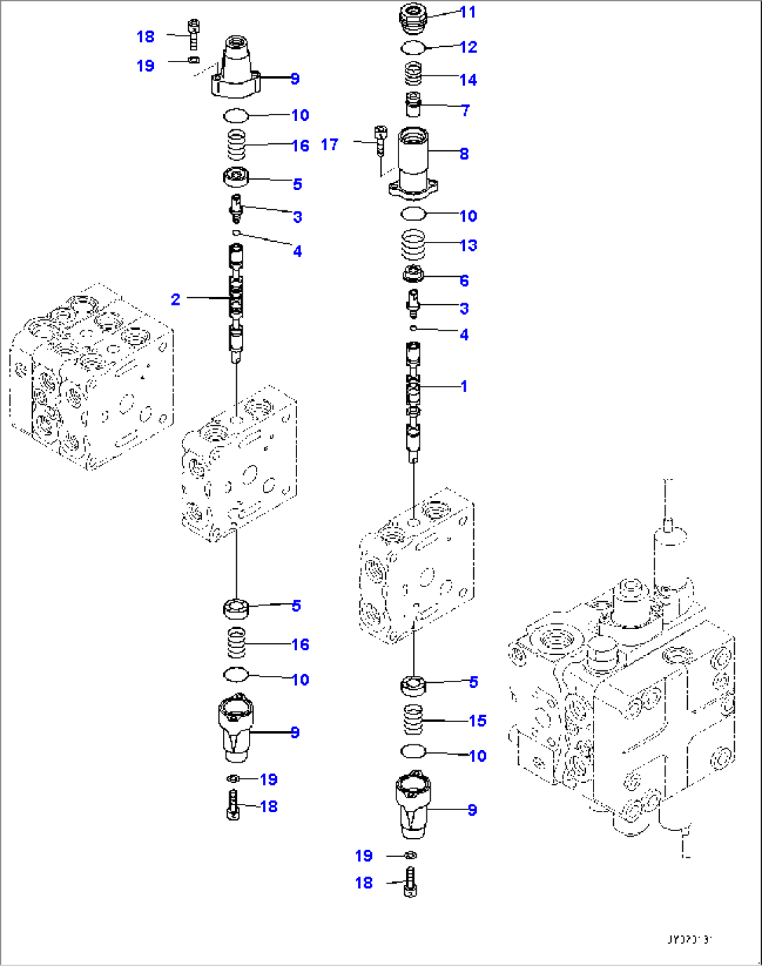 Fender Group, Control Valve, 5-Valve (2/12) (#80001-)