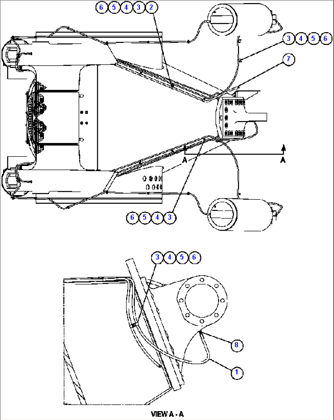 AUTOMATIC LUBRICATION SYSTEM - REAR AXLE