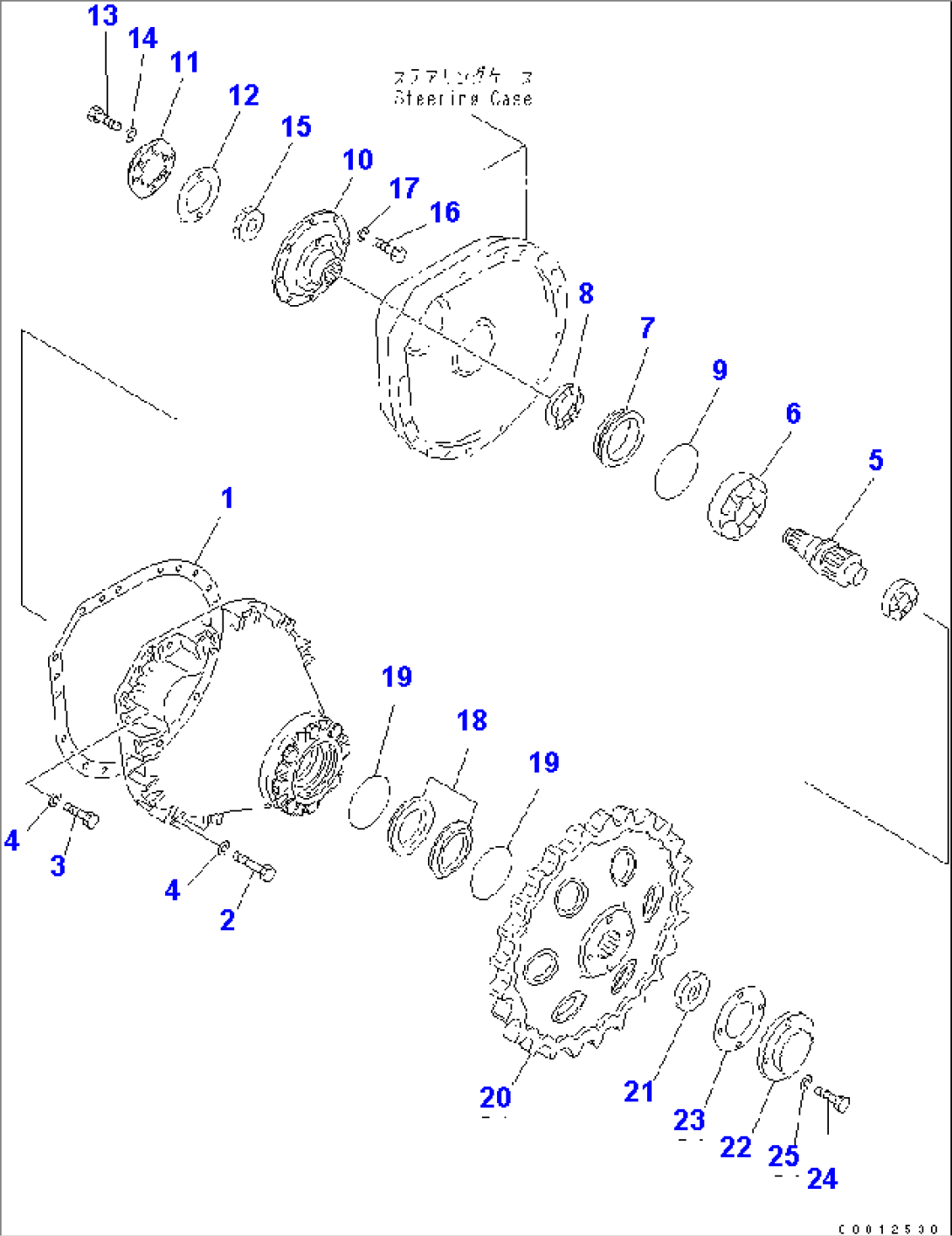 FINAL DRIVE (PINION AND SPROCKET)