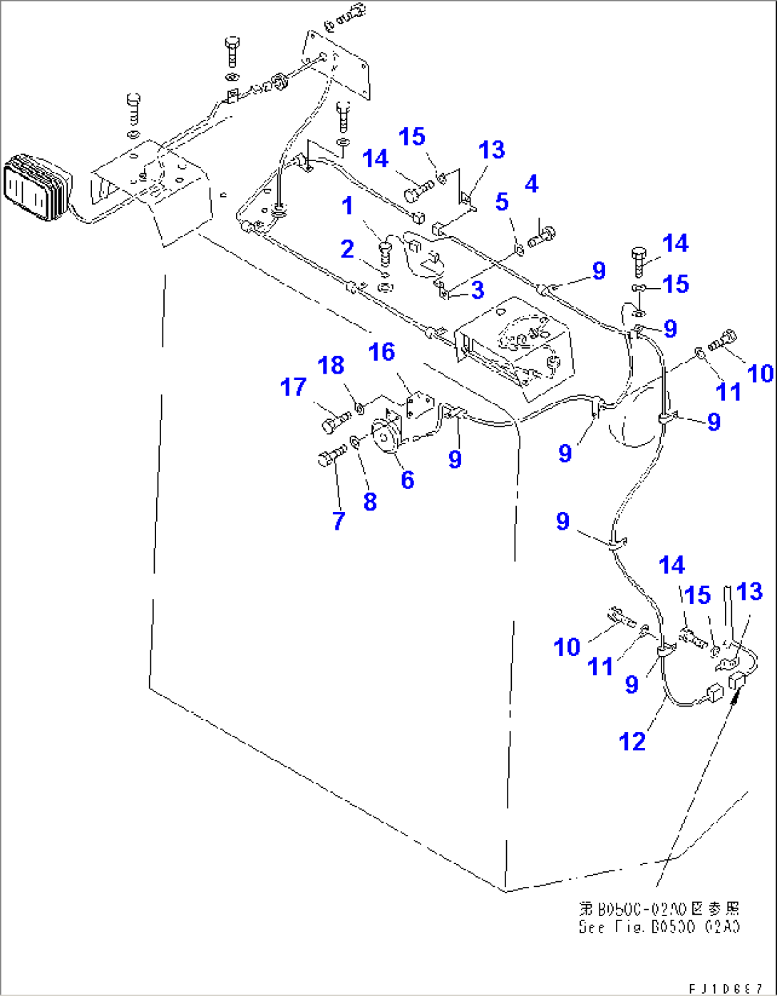 WIRING (RADIATOR GUARD)(#17692-)