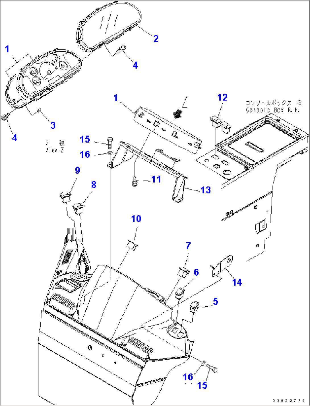 FLOOR (MAIN MONITOR) (FOR E.C.S.S.)