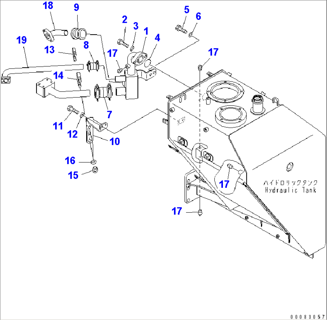 HYDRAULIC PIPING (RETURN LINE)