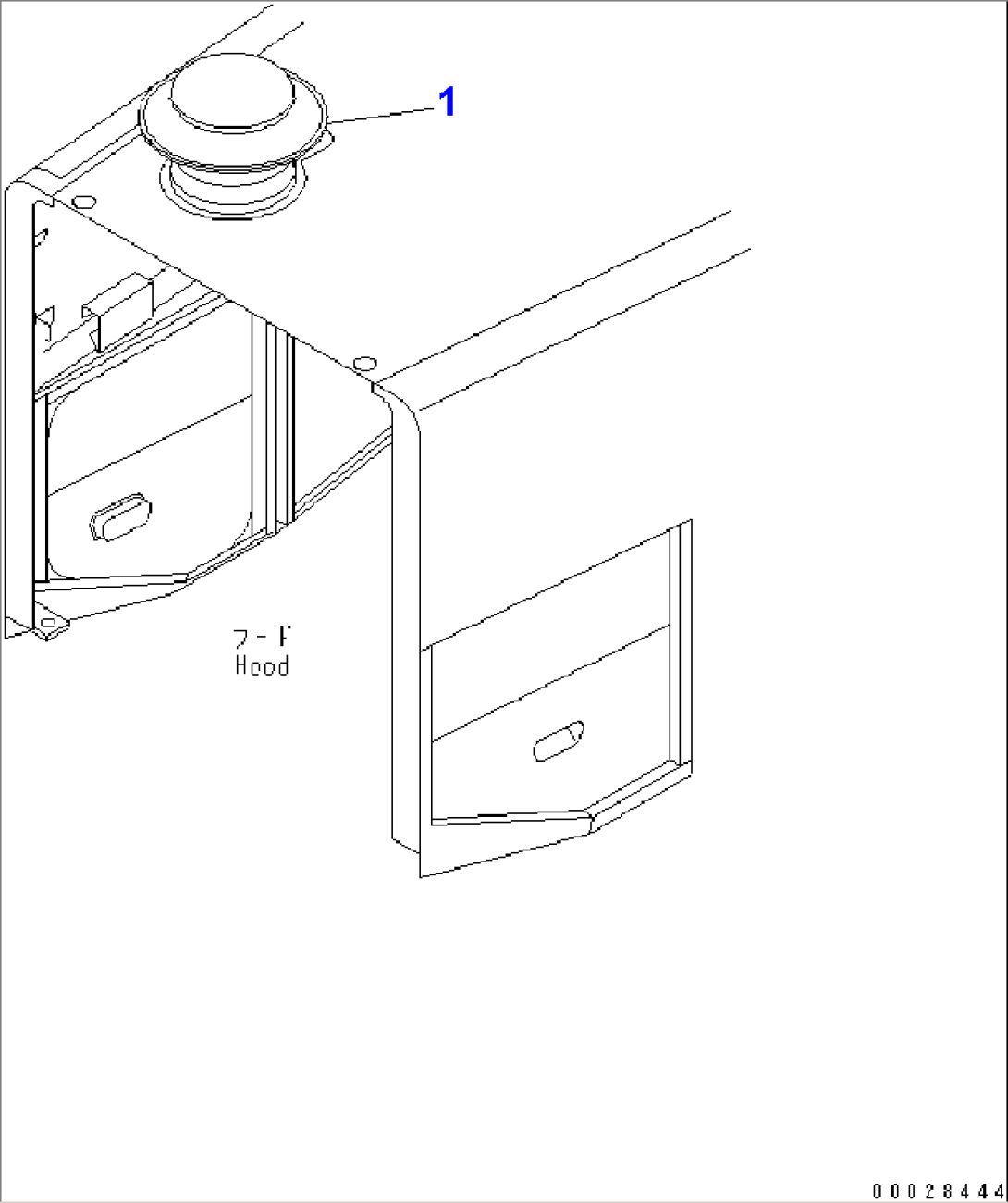 RADIATOR GUARD AND HOOD (WITH AIR INTAKE EXTENSION)
