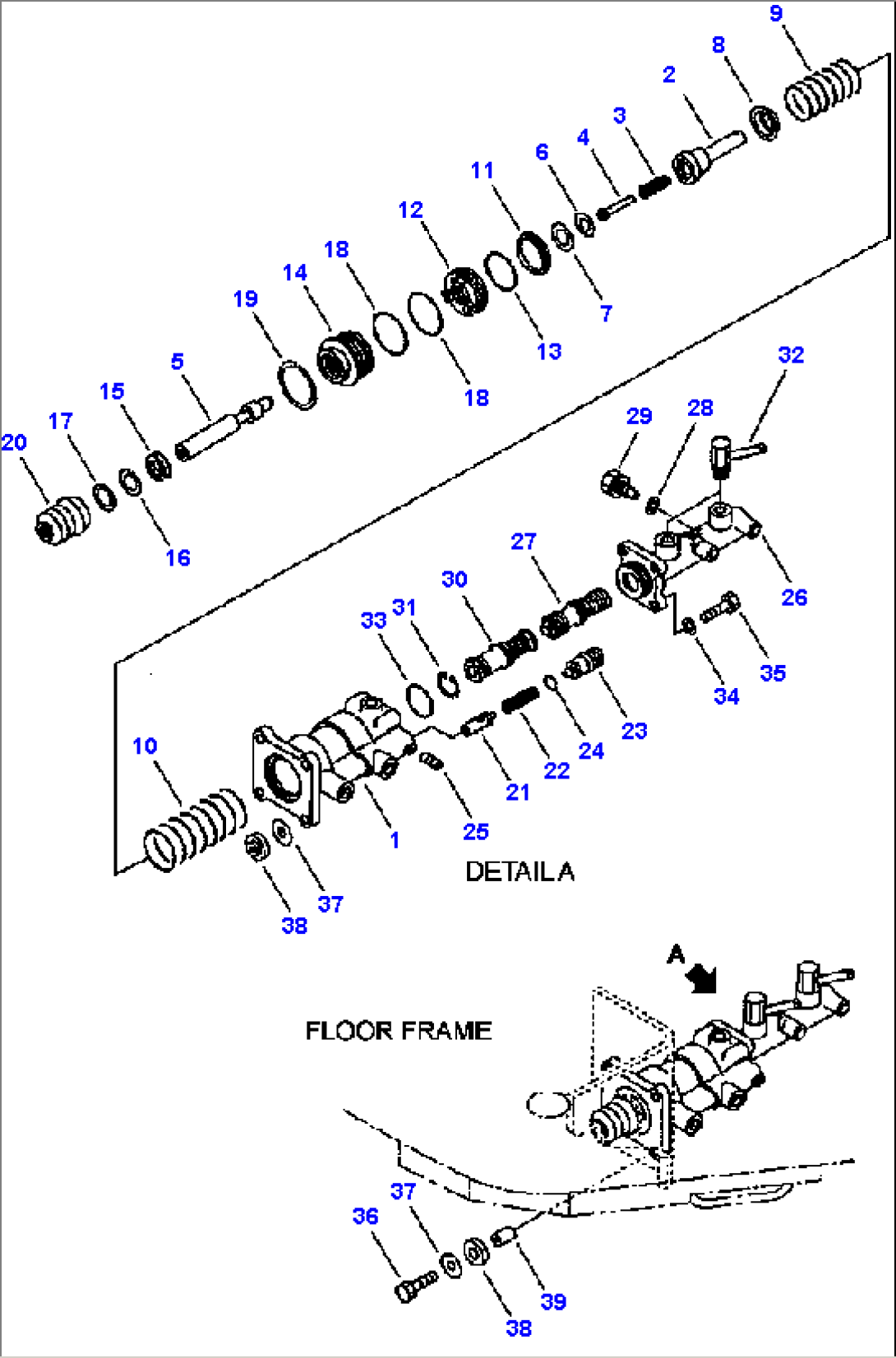 FIG. K4460-05A0 BRAKE CONTROL - BRAKE MASTER CYLINDER