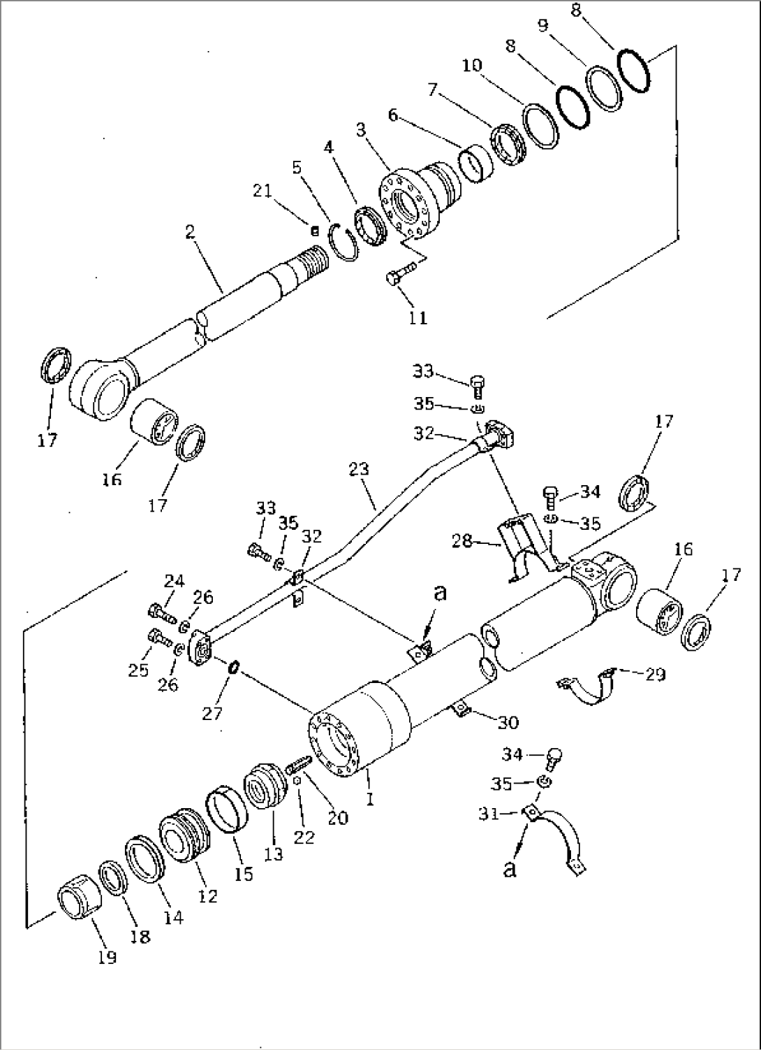 ARM CYLINDER(#1601-2300)