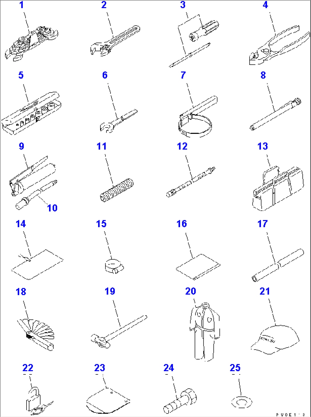 TOOL (WITH OVERALL AND CAP¤ VANDALISM PROTECTION)