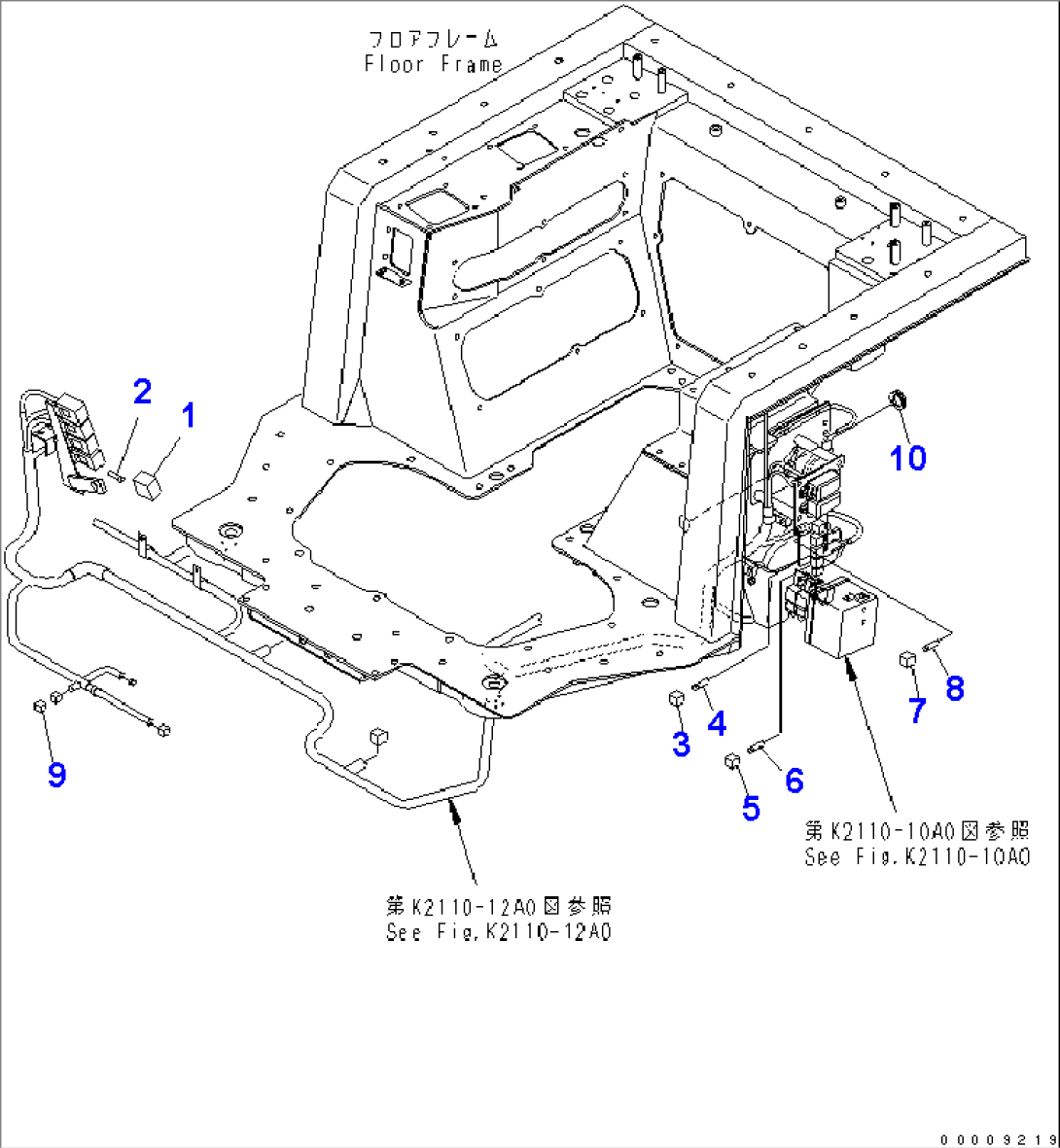 FLOOR FRAME (BLIND) (WITHOUT CAB)