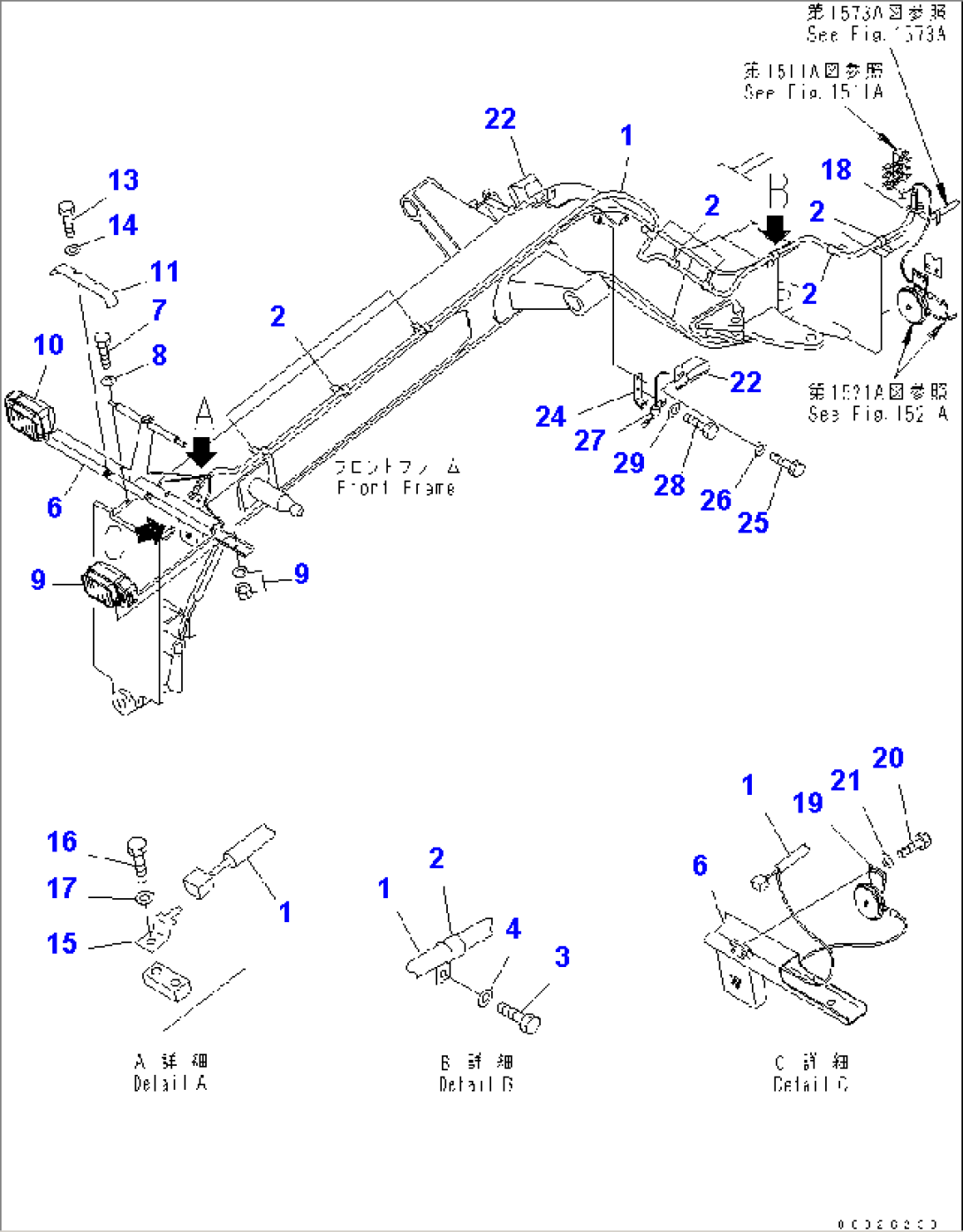 ELECTRICAL SYSTEM (FRONT LINE)(#6001-)