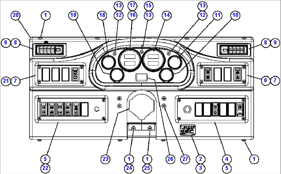 INSTRUMENT PANEL ASSEMBLY (EM4322)