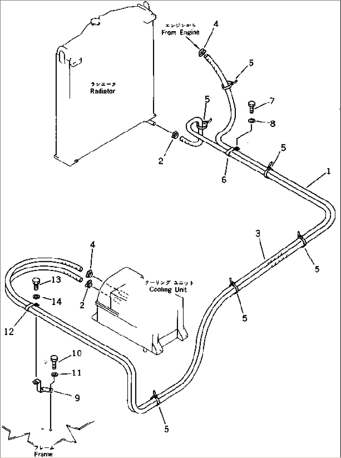 AIR CONDITIONER PIPING (HEATING)(#15001-15041)