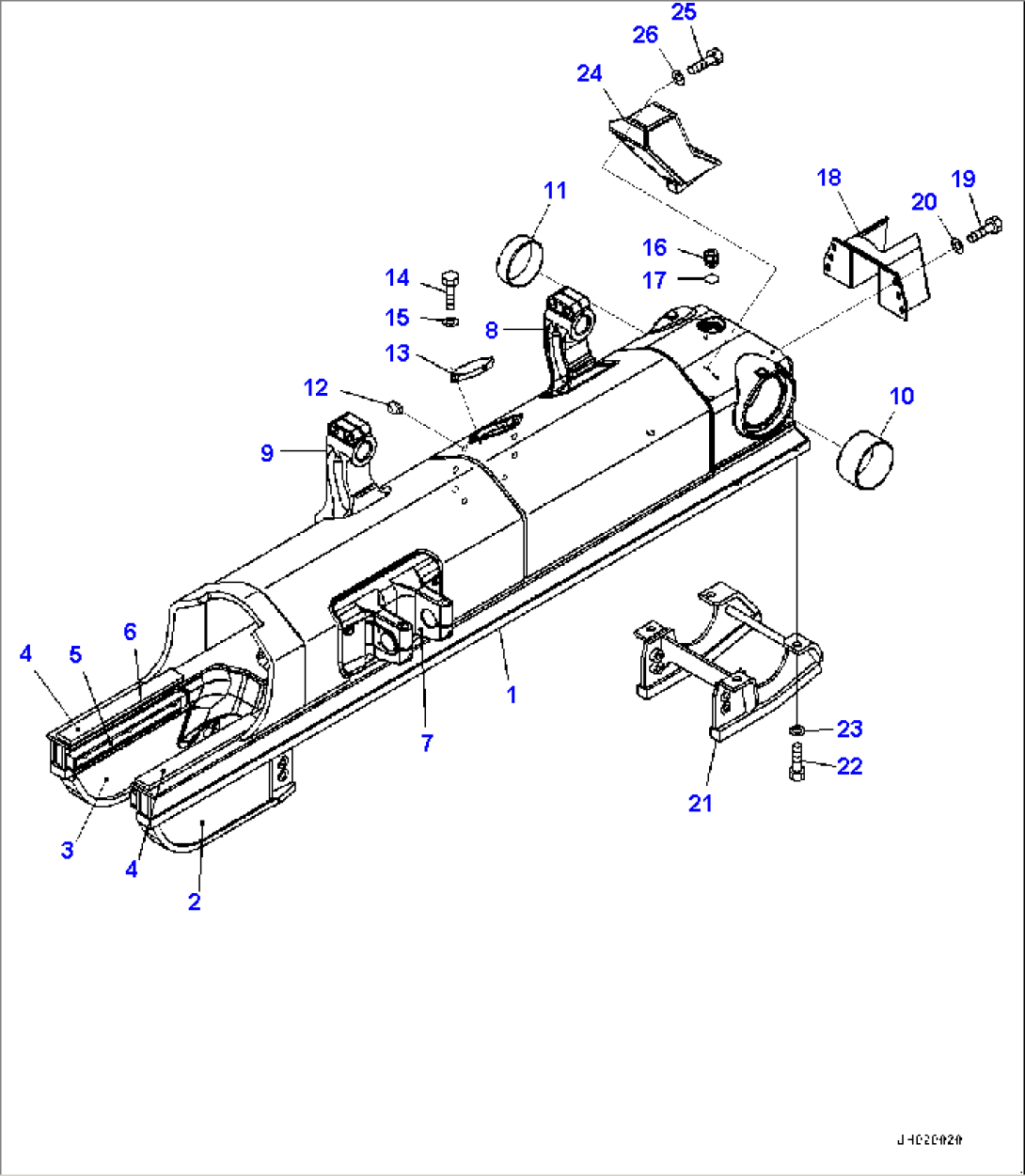 Track Frame, Track Frame, R.H. (#22001-23015)
