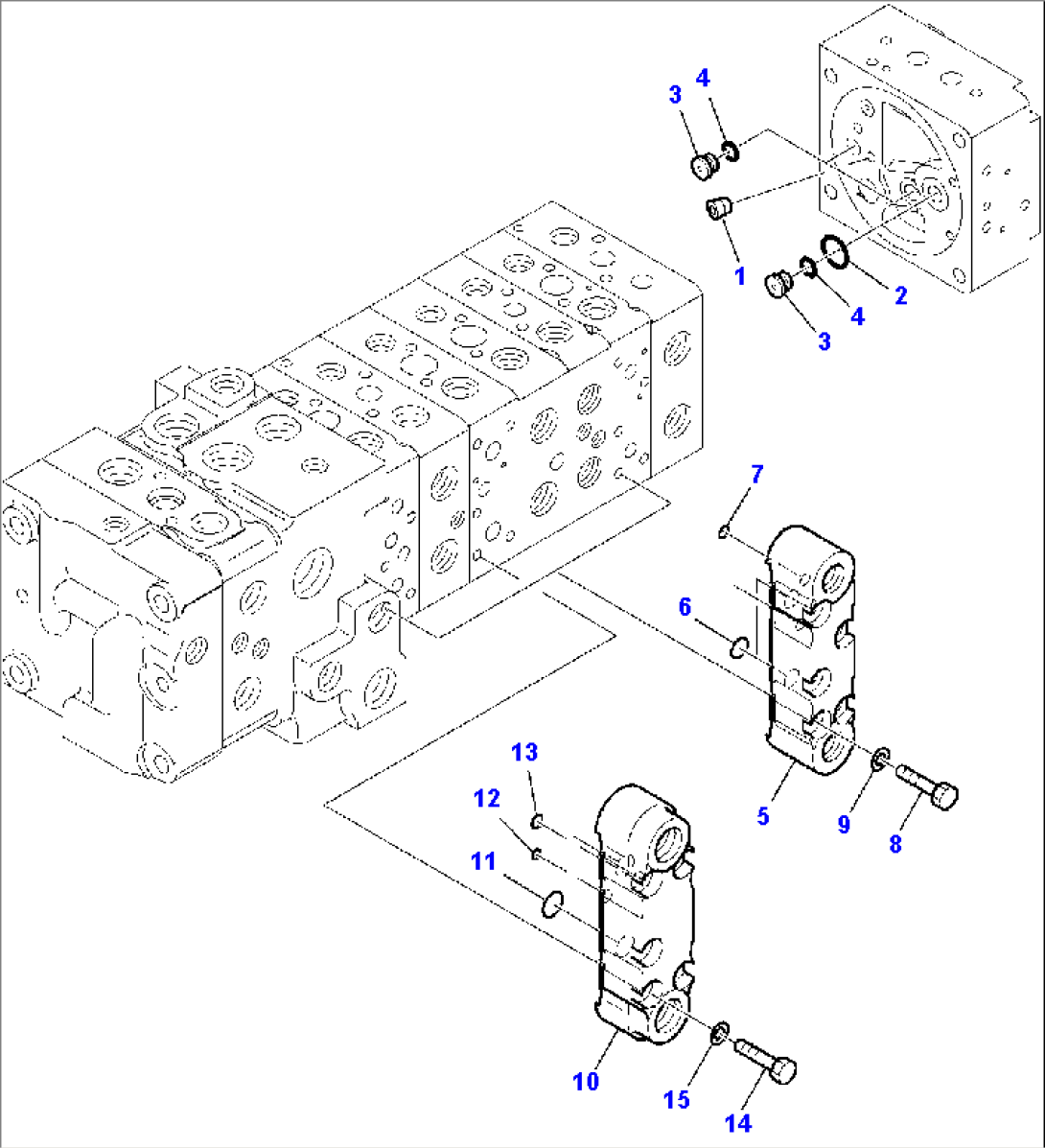 10-SPOOL CONTROL VALVE (12/16)