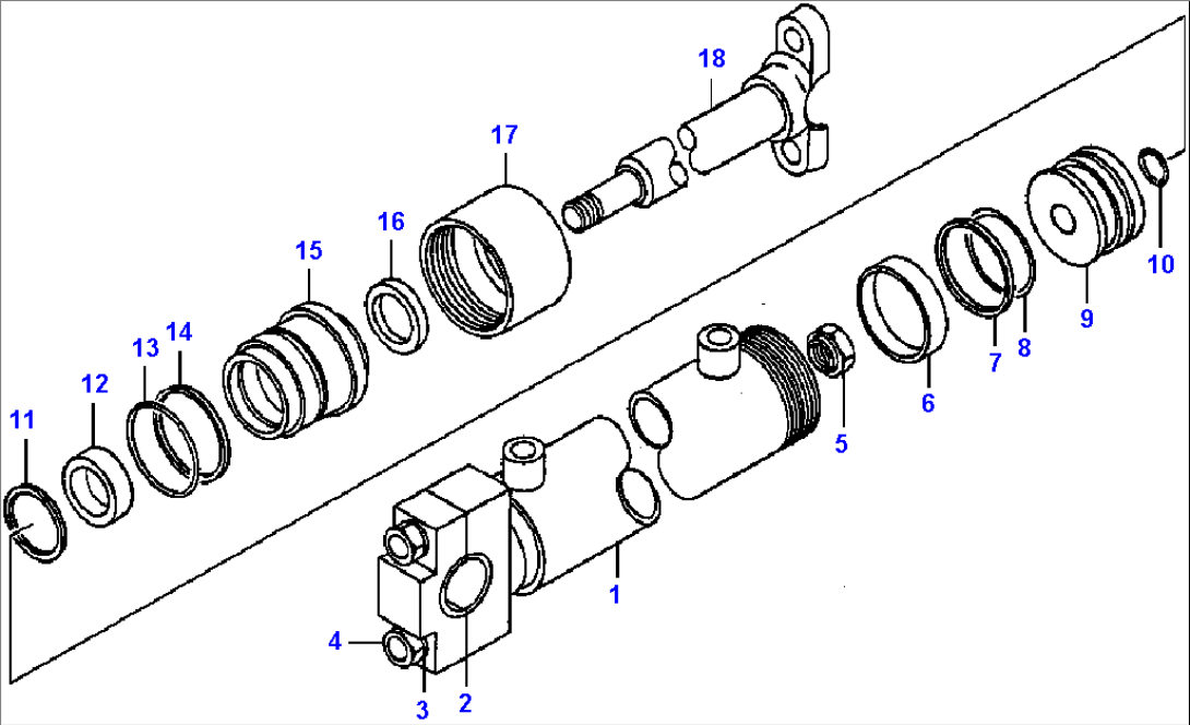 MOLDBOARD TILT CYLINDER