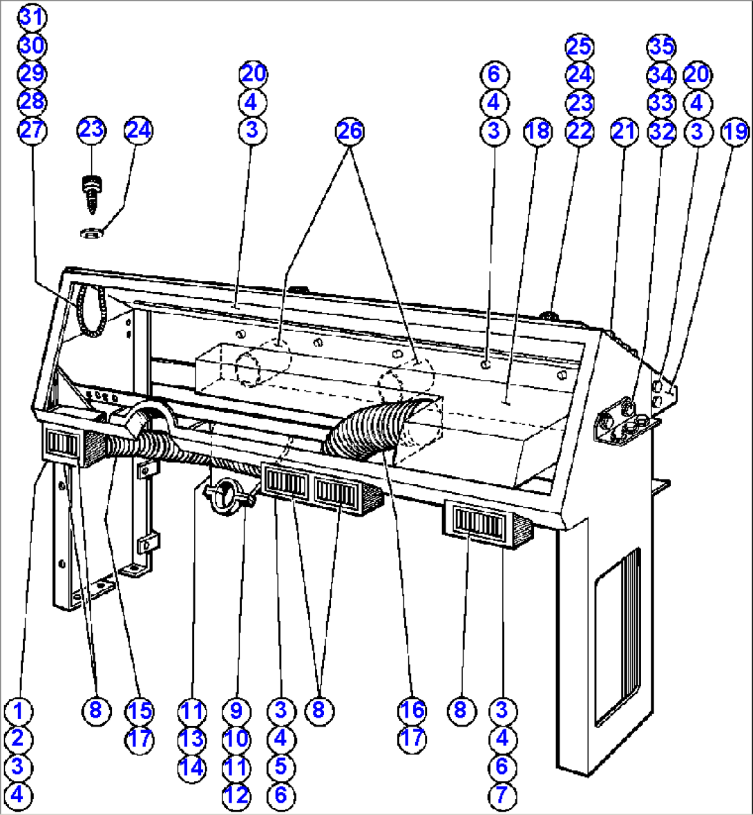 CONSOLE ASSEMBLY (PB7515)