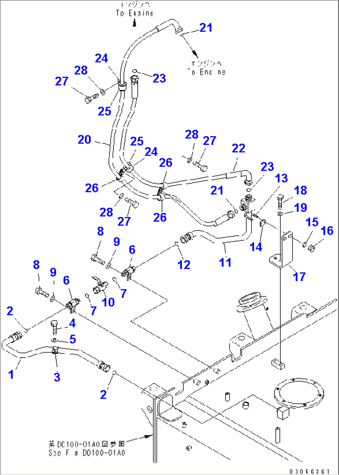 FUEL PIPING (1/2)(#70001-70001)
