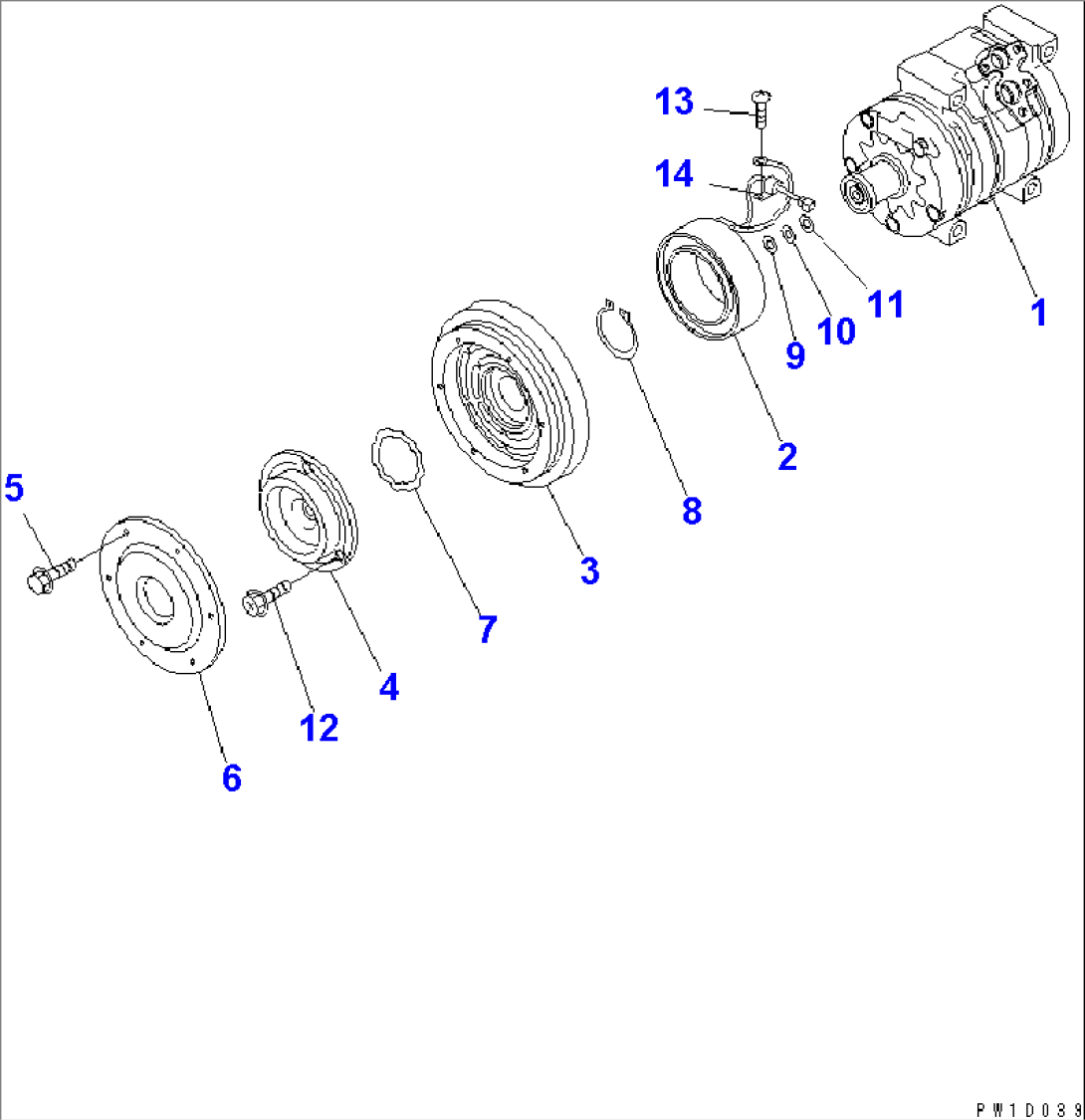 COMPRESSOR (FOR AIR CONDITIONER)(#30001-)